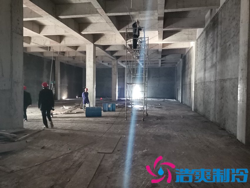农产品物流园萍乡11000㎡低温冷藏冷冻库新工程案例  施工图片